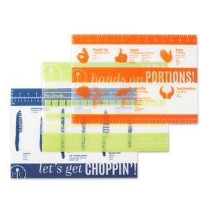 Pampered Chef Flexible Cutting Mat Set